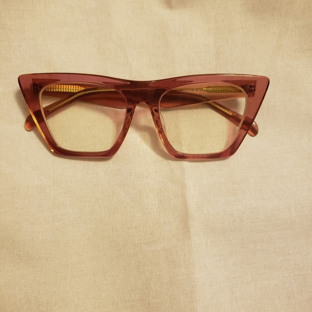 Zeelol womens pink Prescription glasses